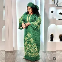 African Attire For Women Abaya Embroidery Plus Size Elegant Party Church Dress