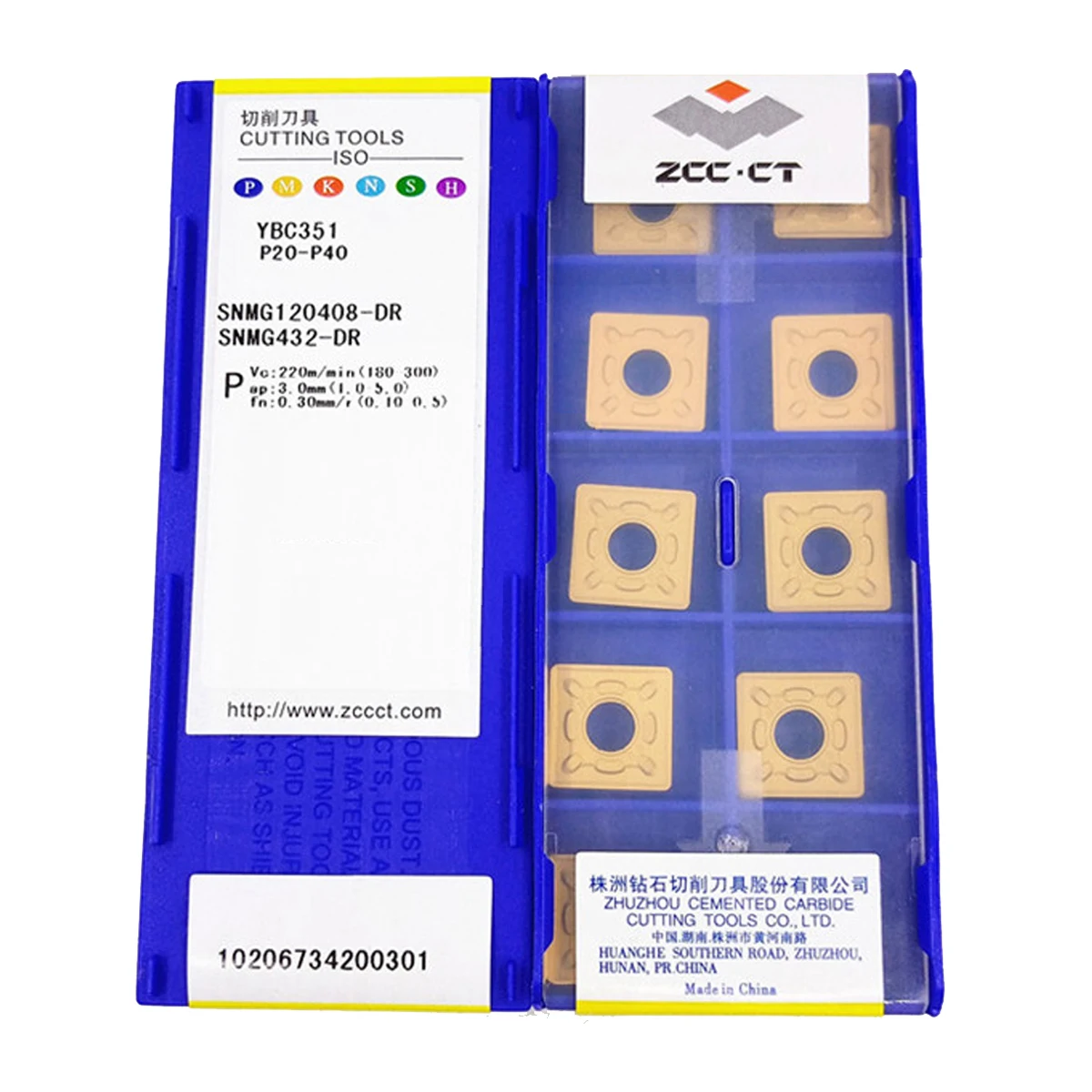 

SNMG120408/SNMG120412/SNMG150612/SNMG150616/SNMG190612/SNMG190616/SNMG190624-DR YBC351 ZCC.CT карбидные вставки, 10 шт., токарный станок с ЧПУ для