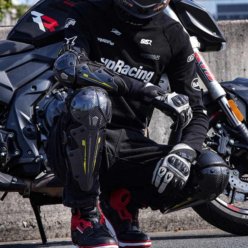 원스 어게인 모토크로스 무릎 보호대 카본 파이버 모토 보호 라이딩 오토바이 오프로드 레이싱 CE2 무릎 보호대