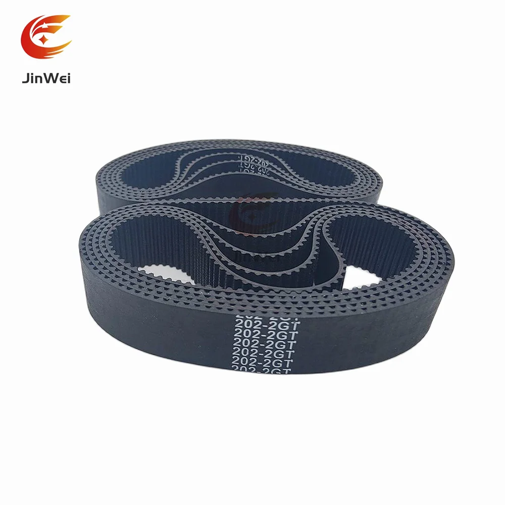 2GT GT2 Width 10mm Rubber Closed-Loop Timing Belt Belt Circumference 202mm-700mm for 3D Printers rubber belt,transmission drive belt,synchronous belt