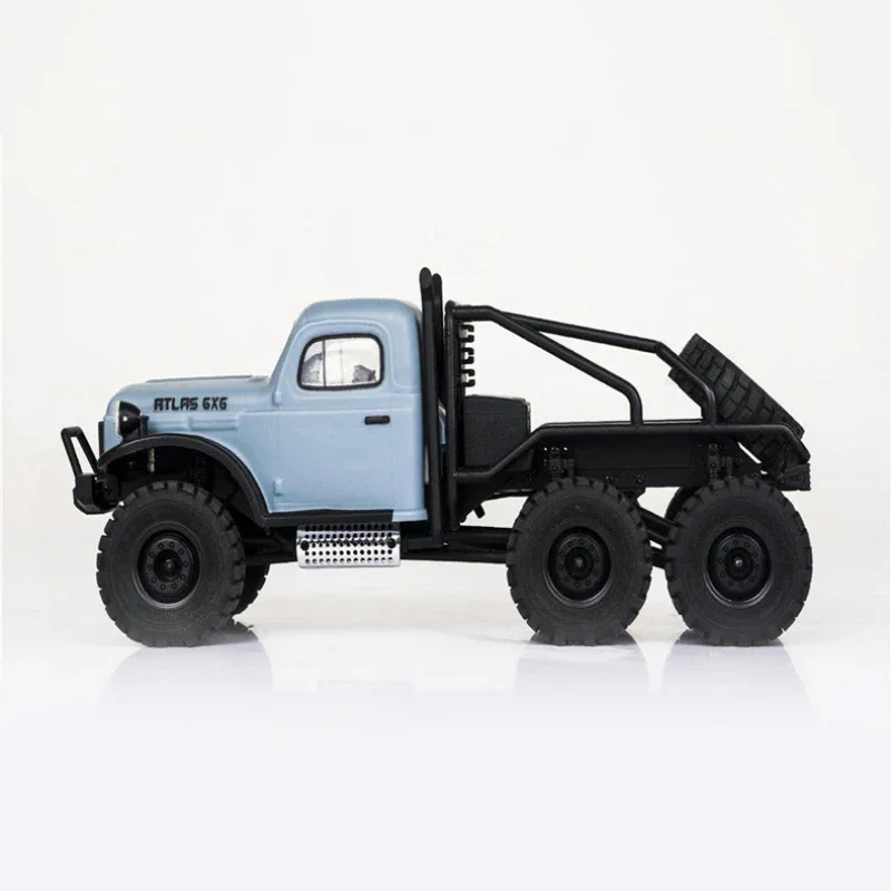 

1/18 RTR 6X6ATLAS Bullfighter Retro Simulation Truck Remote Control Mountaineering Vehicle with Six Wheel Drive and LED Lights