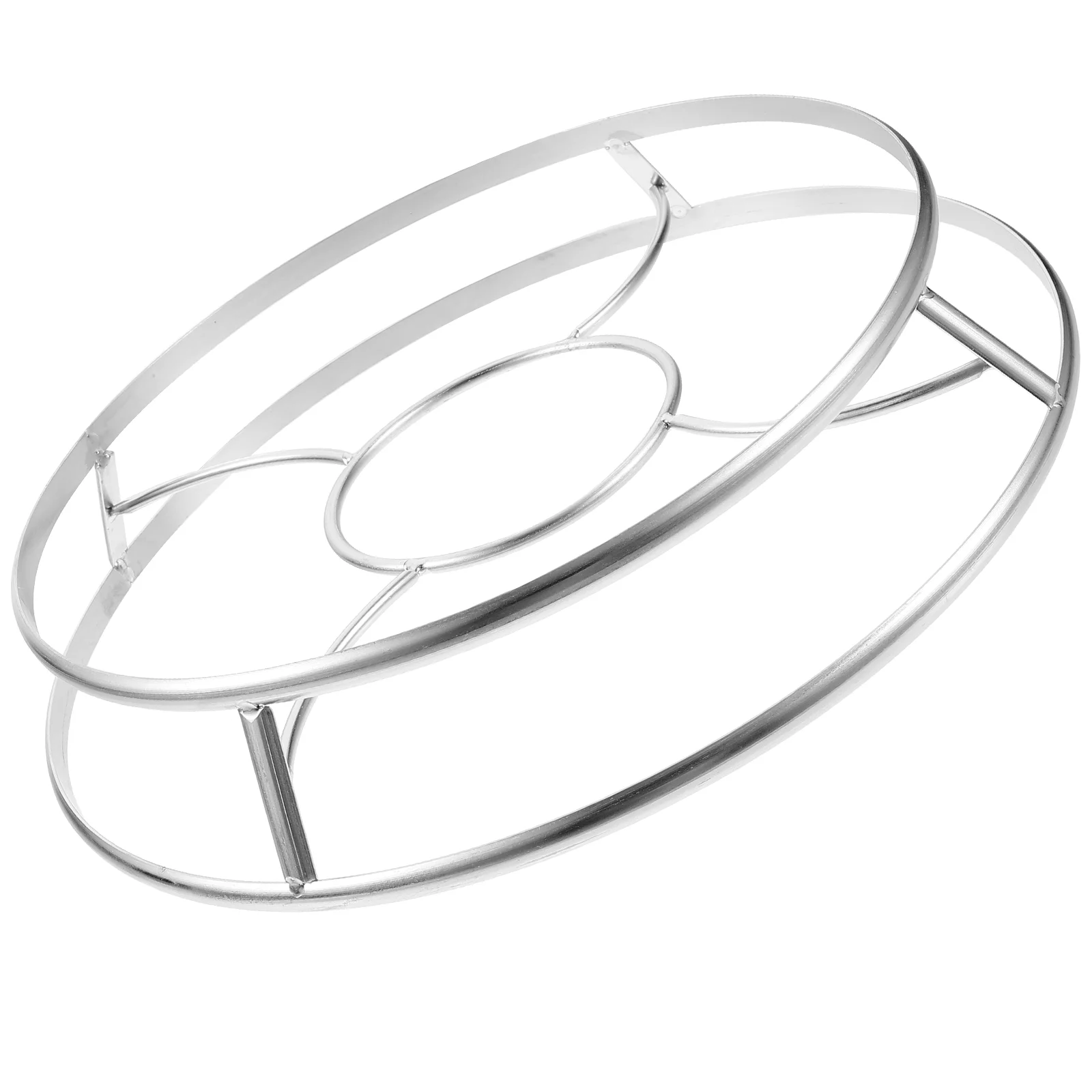 

Stainless Steel Steam Rack Tabletop Pot Holder Countertop Pan Put The Multi-function Wok Kitchen