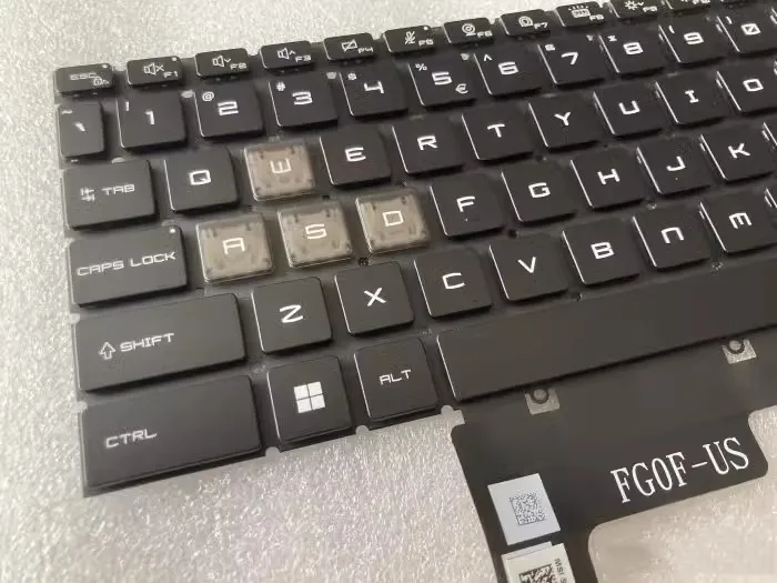 Teclado Retroiluminado Azul dos Eua Nova Chave para Msi Katana 17 B12vek B12vfk B12vgk B13vek B13vfk Ms17l5 - Imagem 4