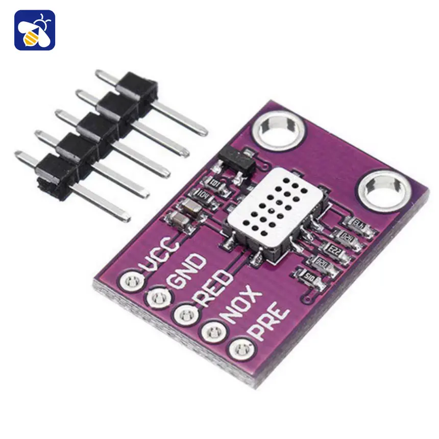 MICS-4514 Gas Sensor Module CO/NO2/NH3/CH4 Concentration Detection dc 2 4 5 5 v scd40 scd41 gas sensor module co2 carbon dioxide detection temperature and humidity 2 in 1 i2c communication board