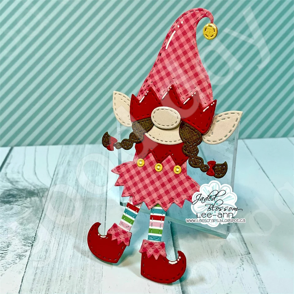 Set Fustelle E Timbri Babbo Natale Per Scrapbooking – Stencil Metallici E Timbri In Silicio Per Biglietti Fai Da Te