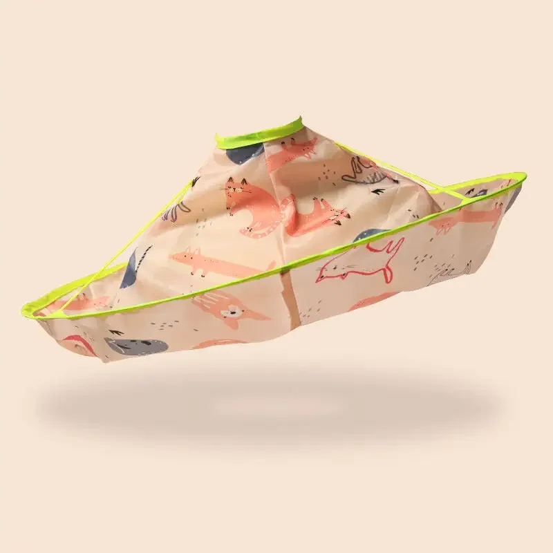 Haircut Cape Hairdressing Cape Beauty Salon Apron Hairdressing Bibs Foldable Kids Hairdressing Apron Children Colorful Hair Cutting Cape Salon Hairdresser Cloak Umbrella Cloth Barbershop Accessory