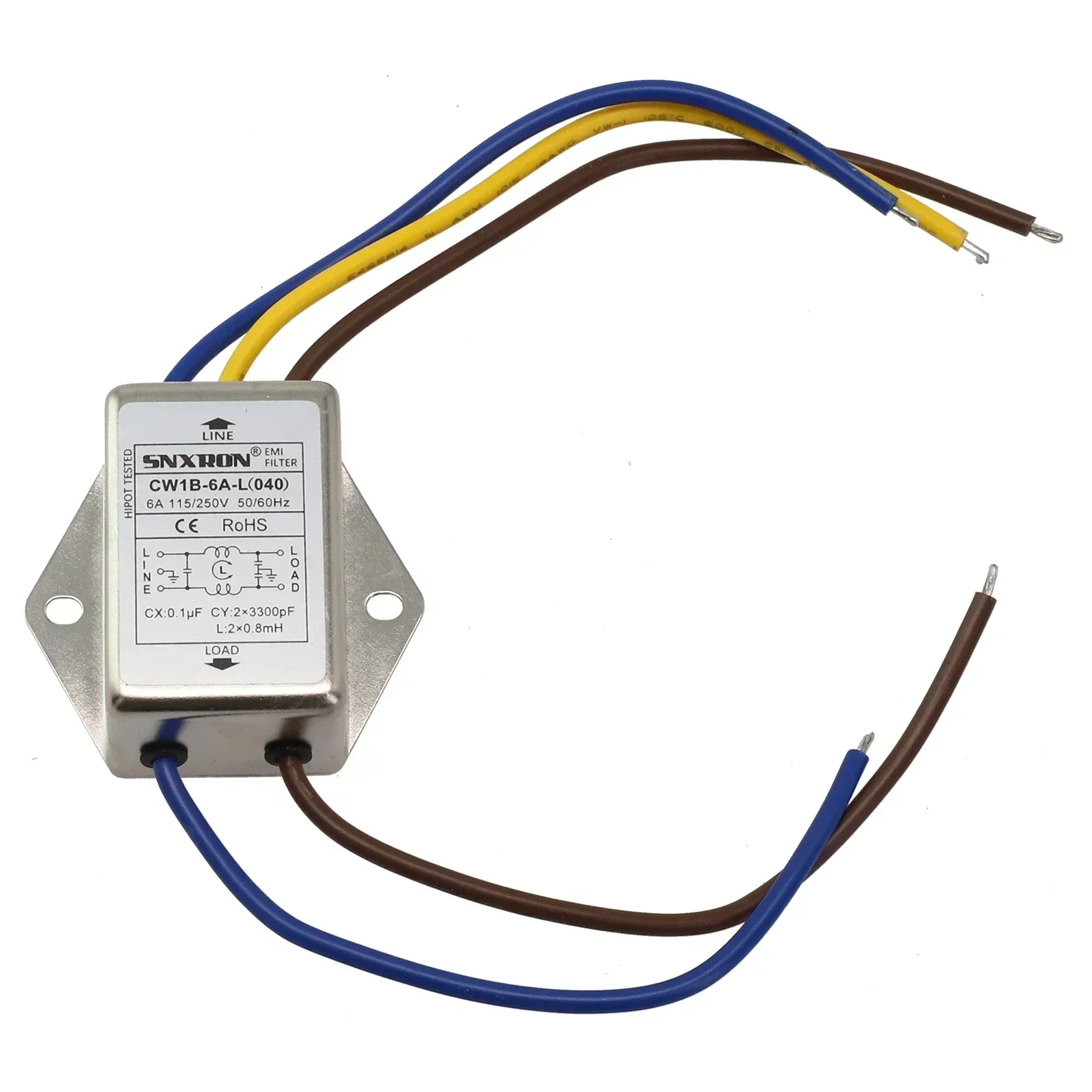 Perfect Defense Against High Interference Suppression With Power Filter EMI Line Audio Purifier CW1B L 3A/6A/10A 2