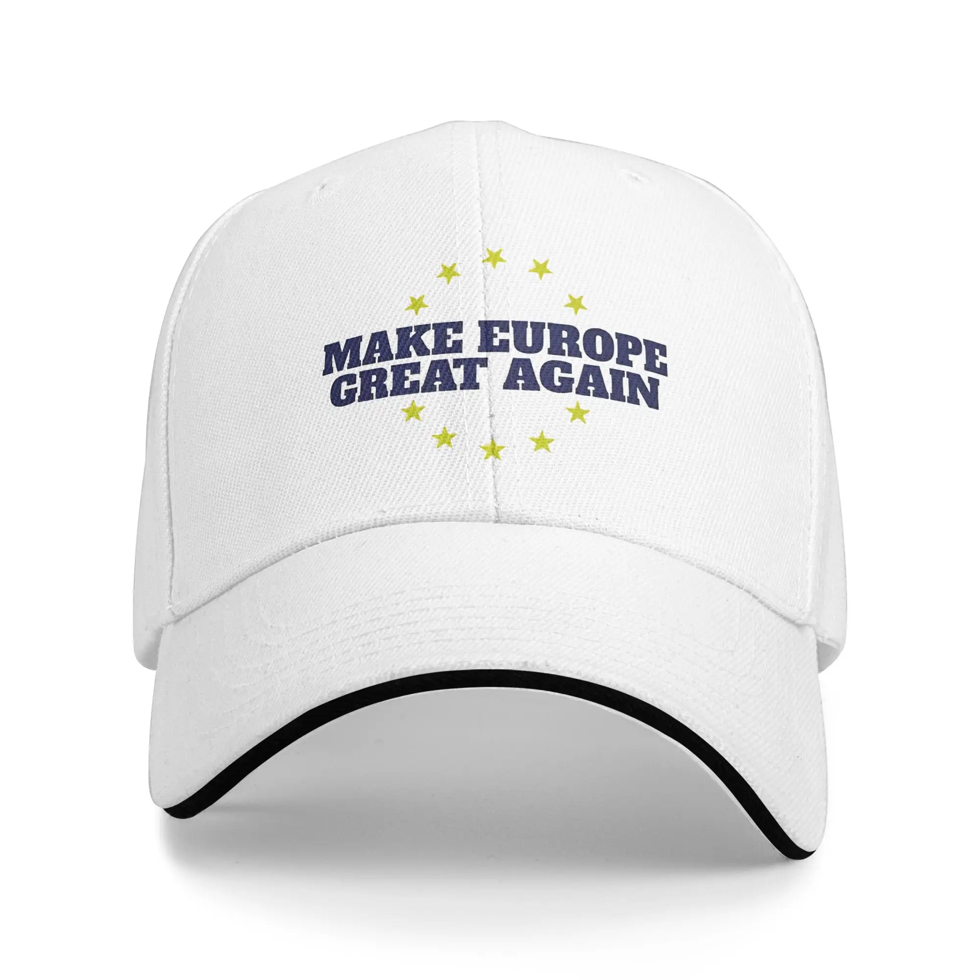 Frühlings-Freizeit-Baseballkappe MEGA Make Europe Great Again Kpop Rock Trucker-Mütze für Damen und Herren, sonnenschutzfähiges Design, Baseballkappen