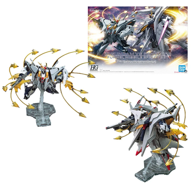 Bandai Gundam Model Kit Anime Figure Hguc 1 144 Rx 105 Vs Penelope Set Genuine Gunpla Anime Action Figure Toys For Children Action Figures Aliexpress