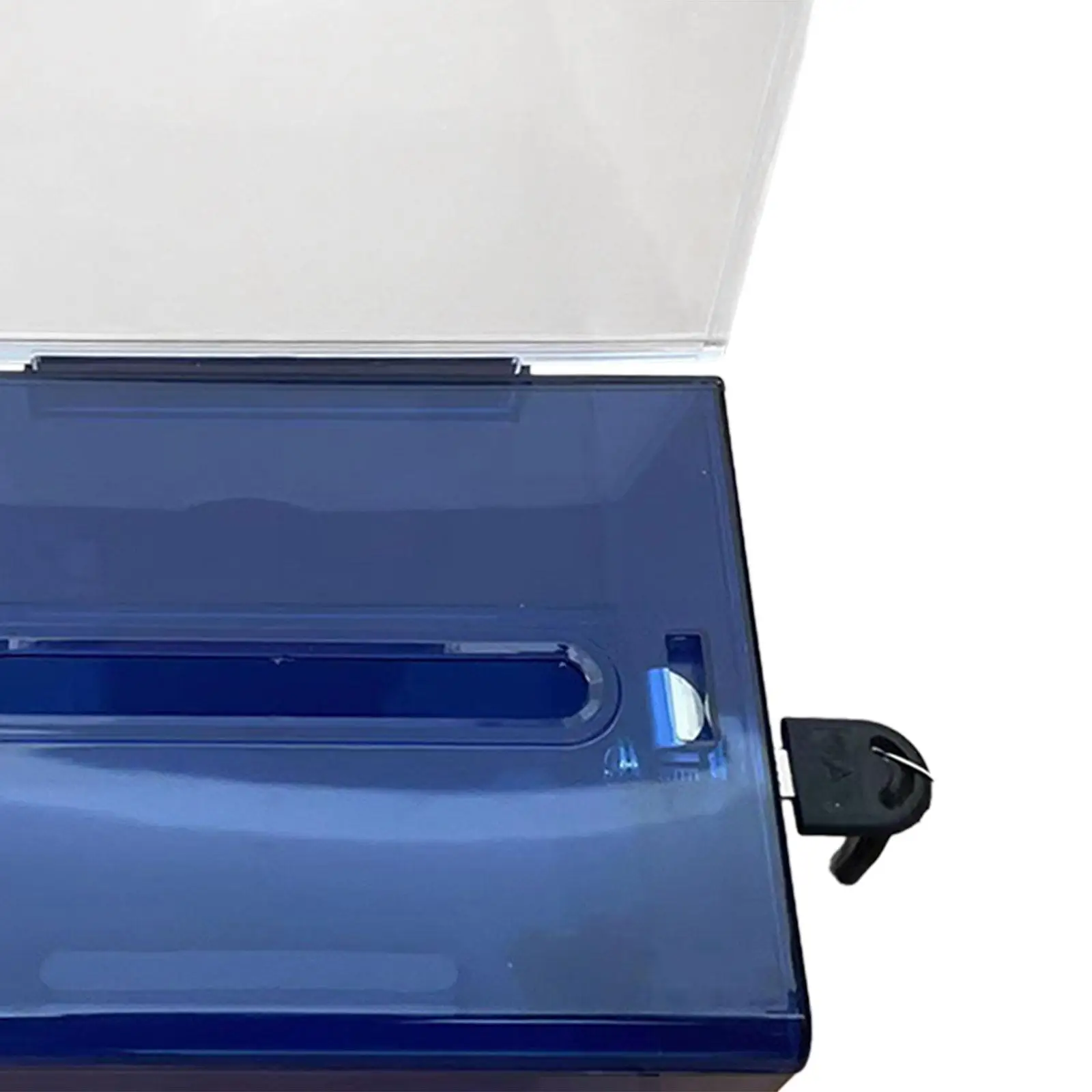 Acrylic Donation Box Business Card Drawing Box Comment with Lock Complaint
