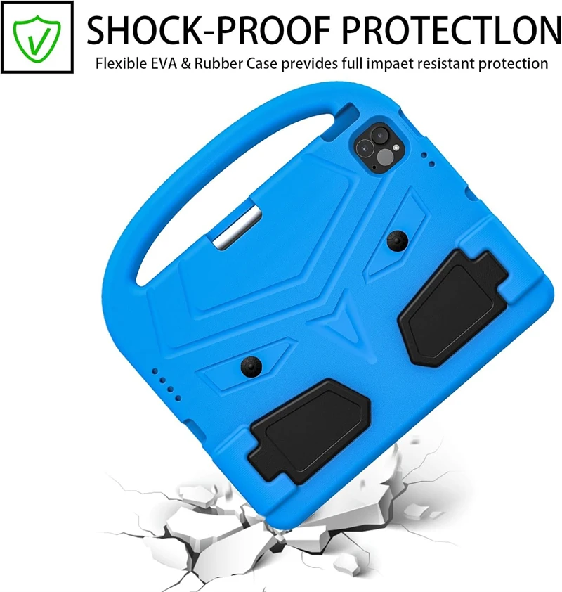 Children's EVA Tablet Case with Handle and Stand - Durable and Protective Cover