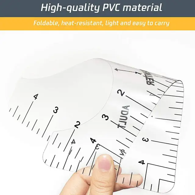 Heat Press Ruler Guide