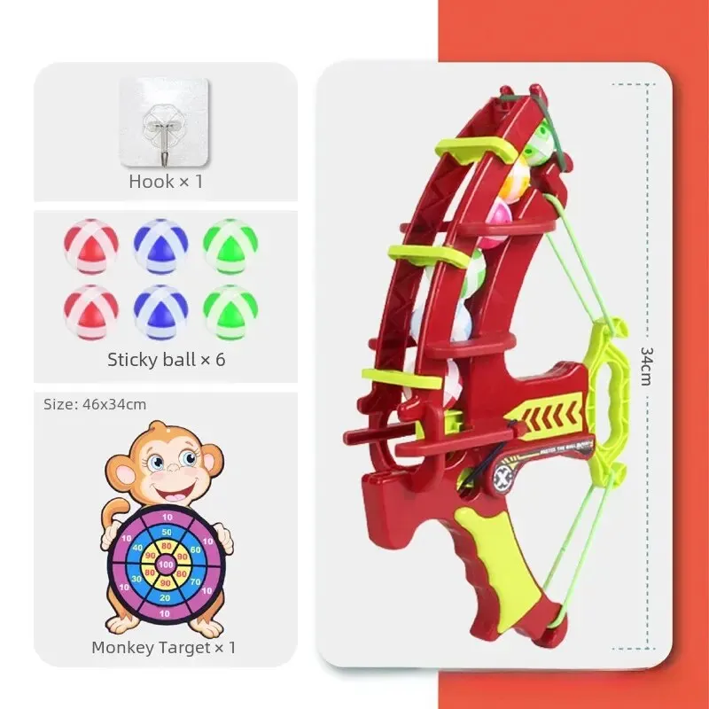Thick large Monkey Target +12 balls (without bow and arrow)