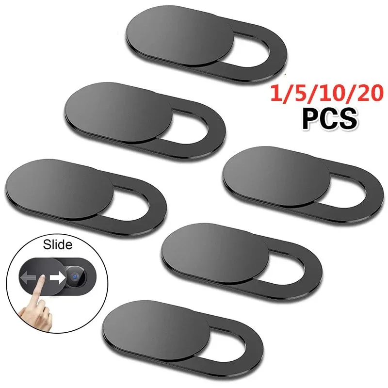 Camera Cover Webcam Cover Shutter Magnet Slider Plastic for iPad Tablet Web Laptop Pc Camera Mobile Phone Lenses Privacy Sticker