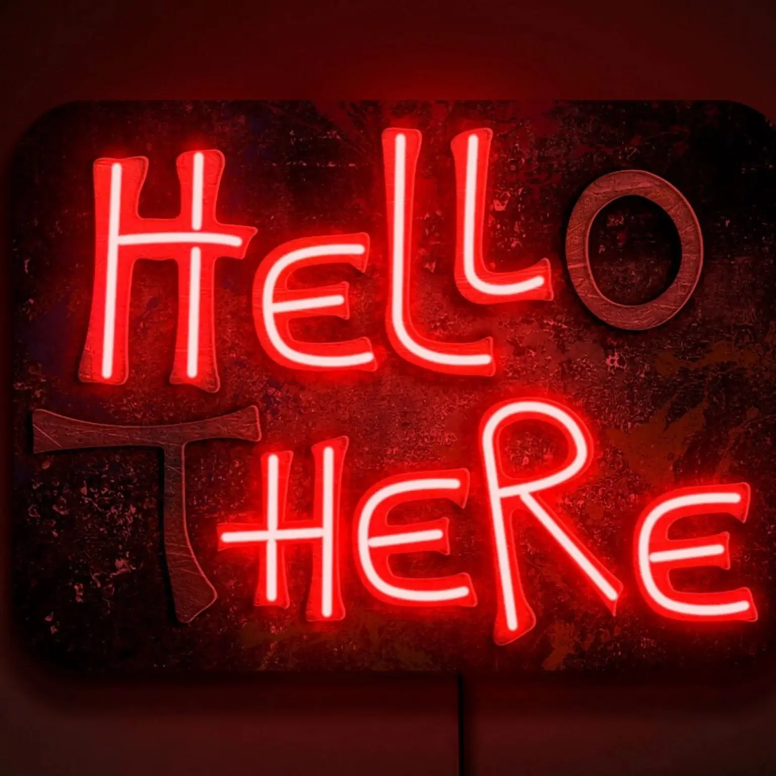 Hello There Neon Sign: The Ultimate Halloween Decor That Actually Works