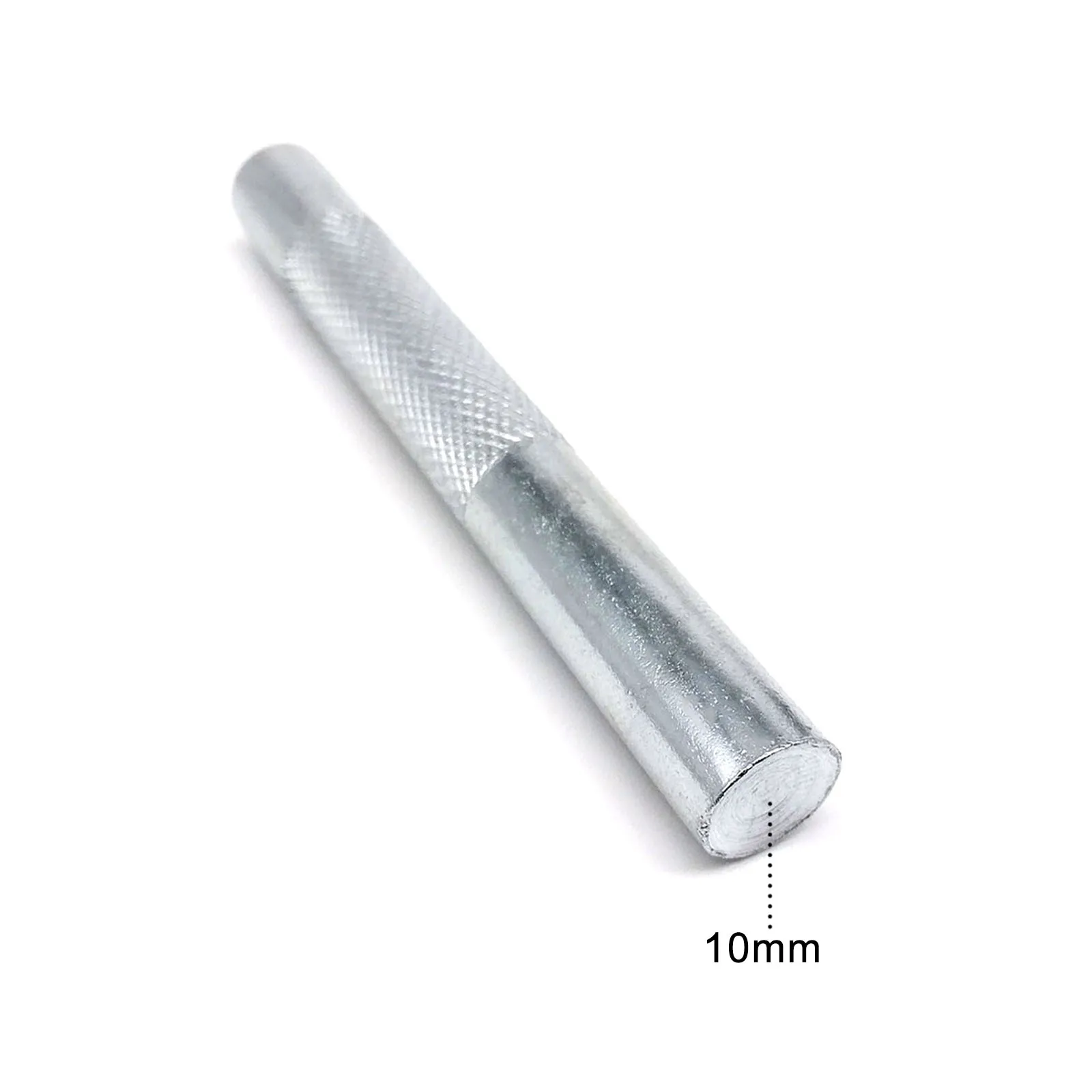 Stanzwerkzeug, Stahlstange für Durchmesser 6 mm, 8 mm, 10 mm, Metall-Doppelkappe, seitliche runde Niete, Nagelkopf-Spike-Bolzen – Detail 15