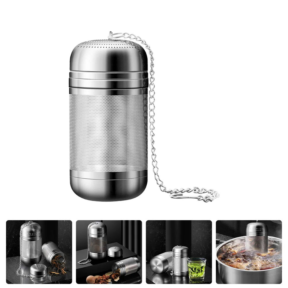 

Stainless Steel Seasoning Ball Mesh Tea Filter Loose Tea Strainer Spice Filter stewed meat soup ball screen brine basket