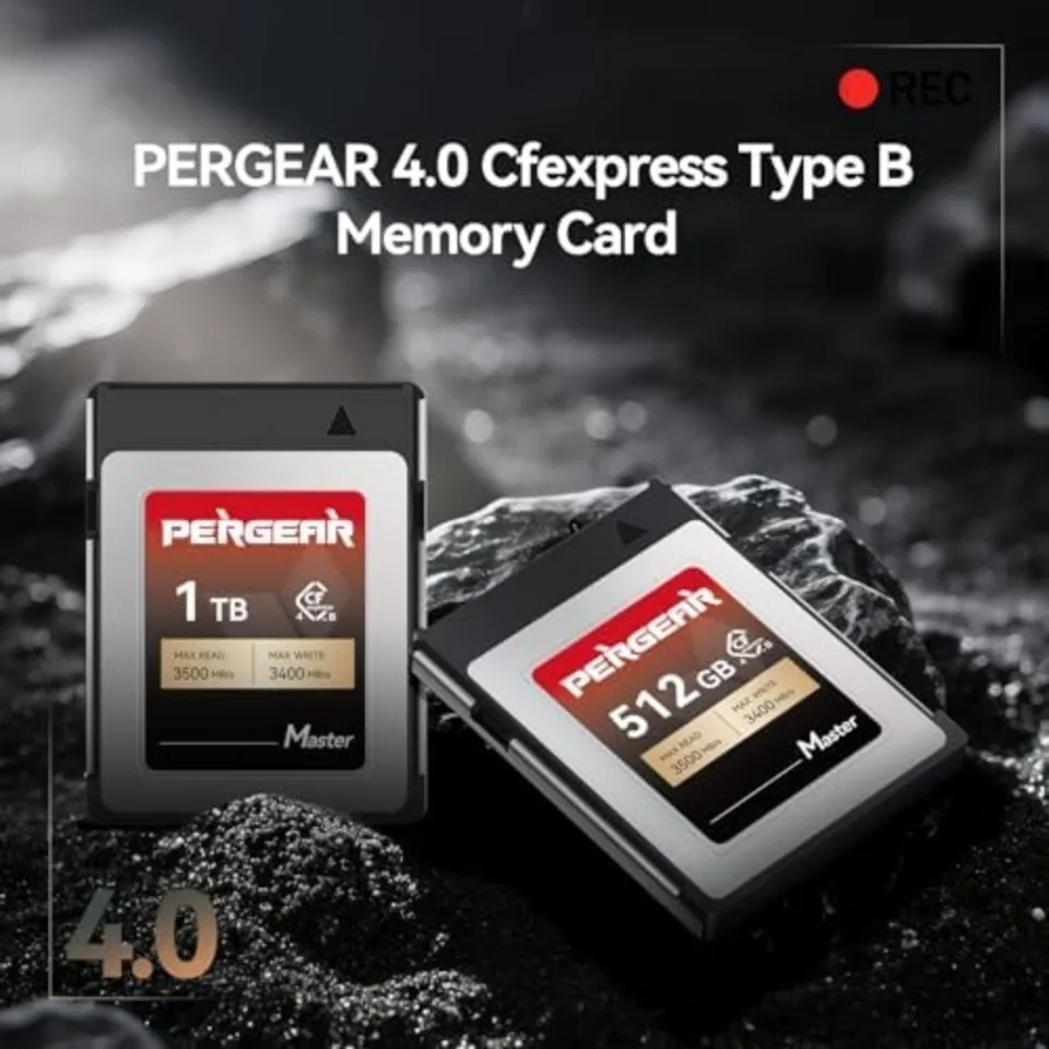 PERGEAR CFexpress 4.0 Type B Memory Card 512GB 1TB 3500MB/S