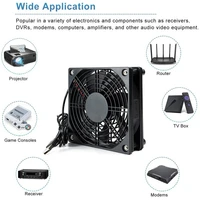 Router Fan DIY PC Cooler TV Box Wireless Cooling Silent Quiet DC 5V USB Power 120mm Fan 120x25mm 12CM W/Screws Protective Net - Image 3
