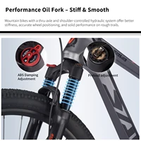 SAVA DECK2.0 Bicicleta de montaña con estructura de carbono de 29 pulgadas, bicicleta de montaña para adultos, 29 pulgadas, cuadro de carbono 15/17/19 con SHIMANO 18S - Imagen 3