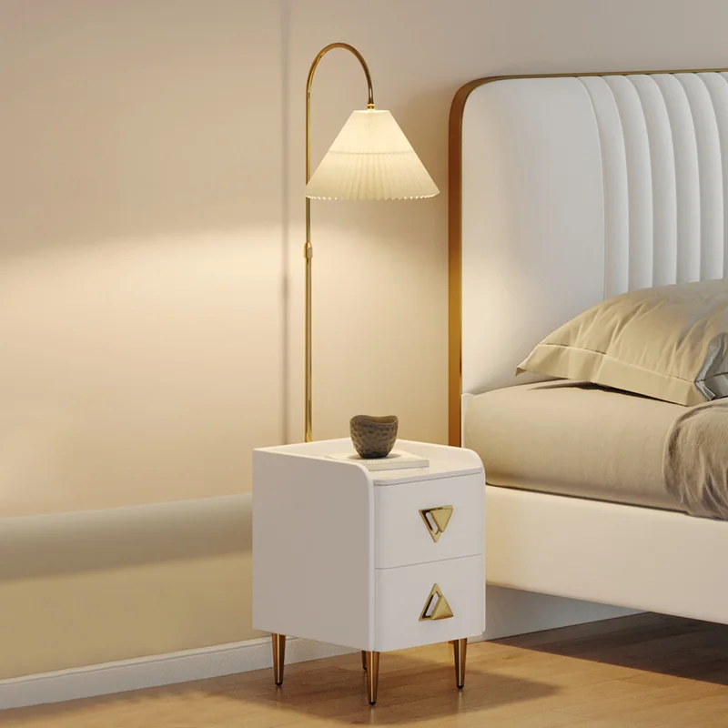 Stretto Tavolino Nordico Moderno Italiano Bianco Comodini Comodi Cassetti Camera Da Letto Nachttisch Mobili Di Lusso Gxr36Xp