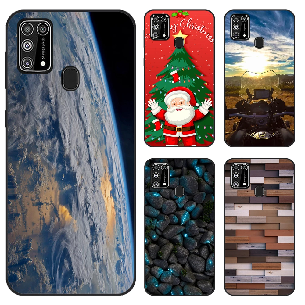 Per Samsung M31 Custodia 6.4 "Cover Posteriore Per Samsung Galaxy M31 M 31 Sm-M315Fzbvser M315 Custodia Per Telefono Paraurti Soft Silicon Tpu Coque