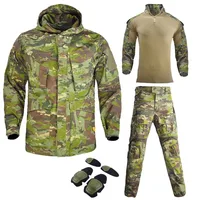 Men Outdoor Tactic Jacket+G3 Pants+shirt with Pad  Hunting Clothes Outfit Combat Uniform Suits Airsoft Windproof 1