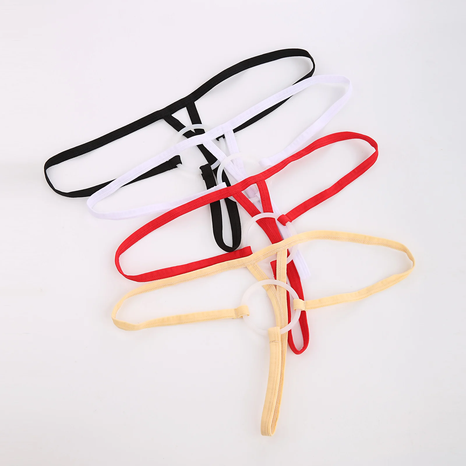 Men Stretch G String Panties Men Stretch Thong Underwear Men G String Thong Sexy Underwear Erotic Lingerie Penis Silicone Cockring G-string Bikini T-back homme Underpants
