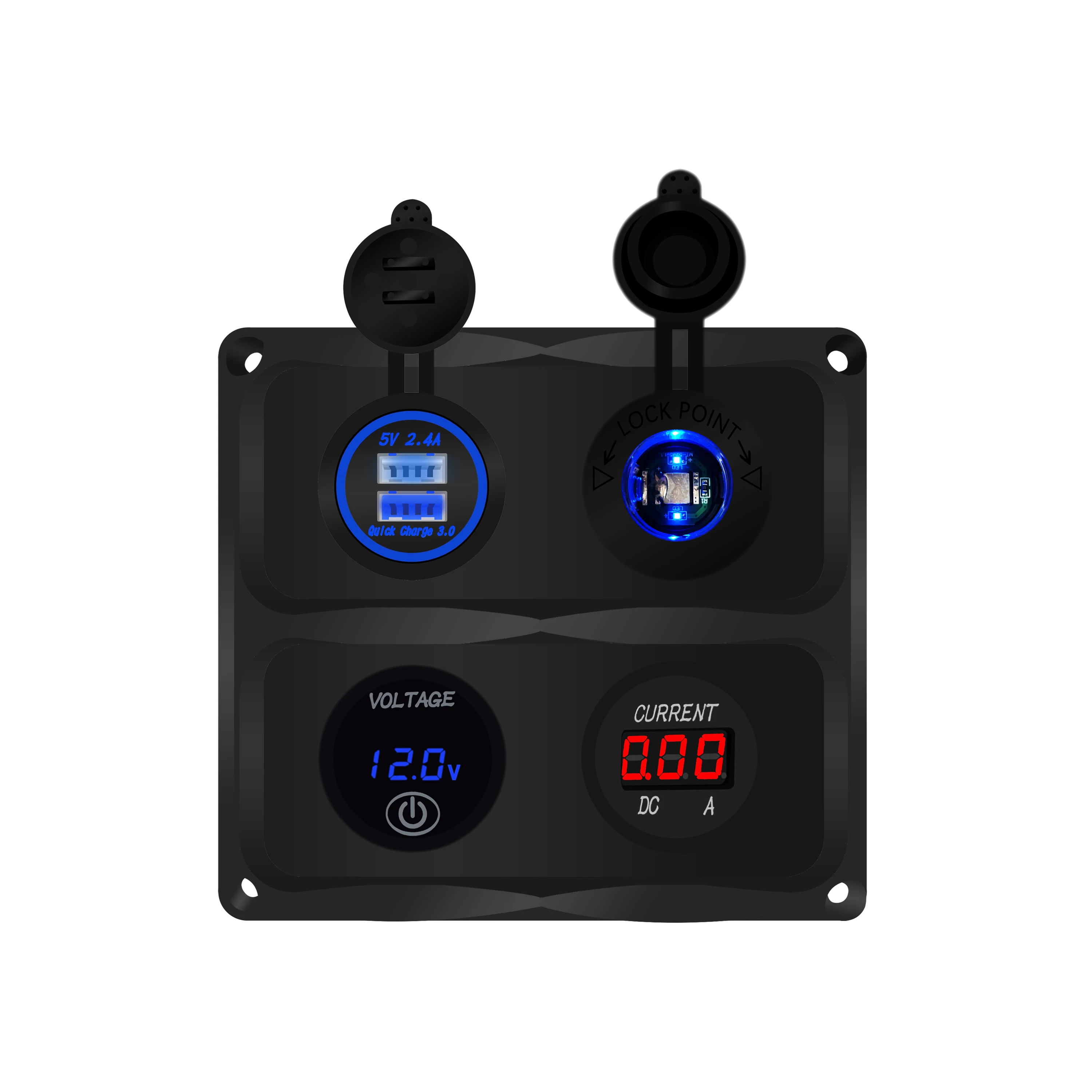  USB  C  QC 3.0   12V ڵ    а , 1/2/   г