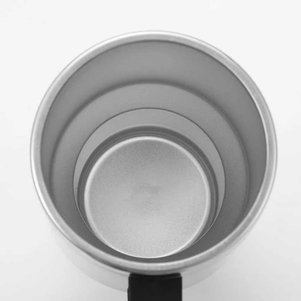 12V 500ML Car Electric Kettle Stainless Steel Vehicle Heating Cup Water Coffee Milk Thermal Mug Camping Travel Car Kettle 5-1PCS electric kettle car heater mug