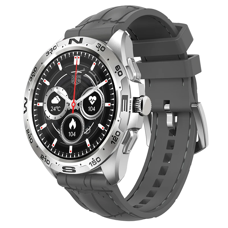 2022 New Bluetooth Call Smart Watch Men Sports Fitness Tracker Waterproof 1.32 Inch 360*360HD Pixel Display Men Smartwatches+Box 