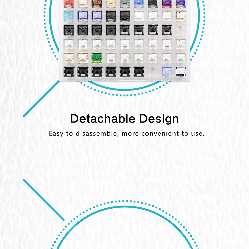 de acrílico em branco keycaps para teclado