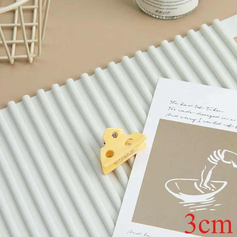 Elegant Solid Color Acrylic Hair Clips - Korean Style Hair Accessories