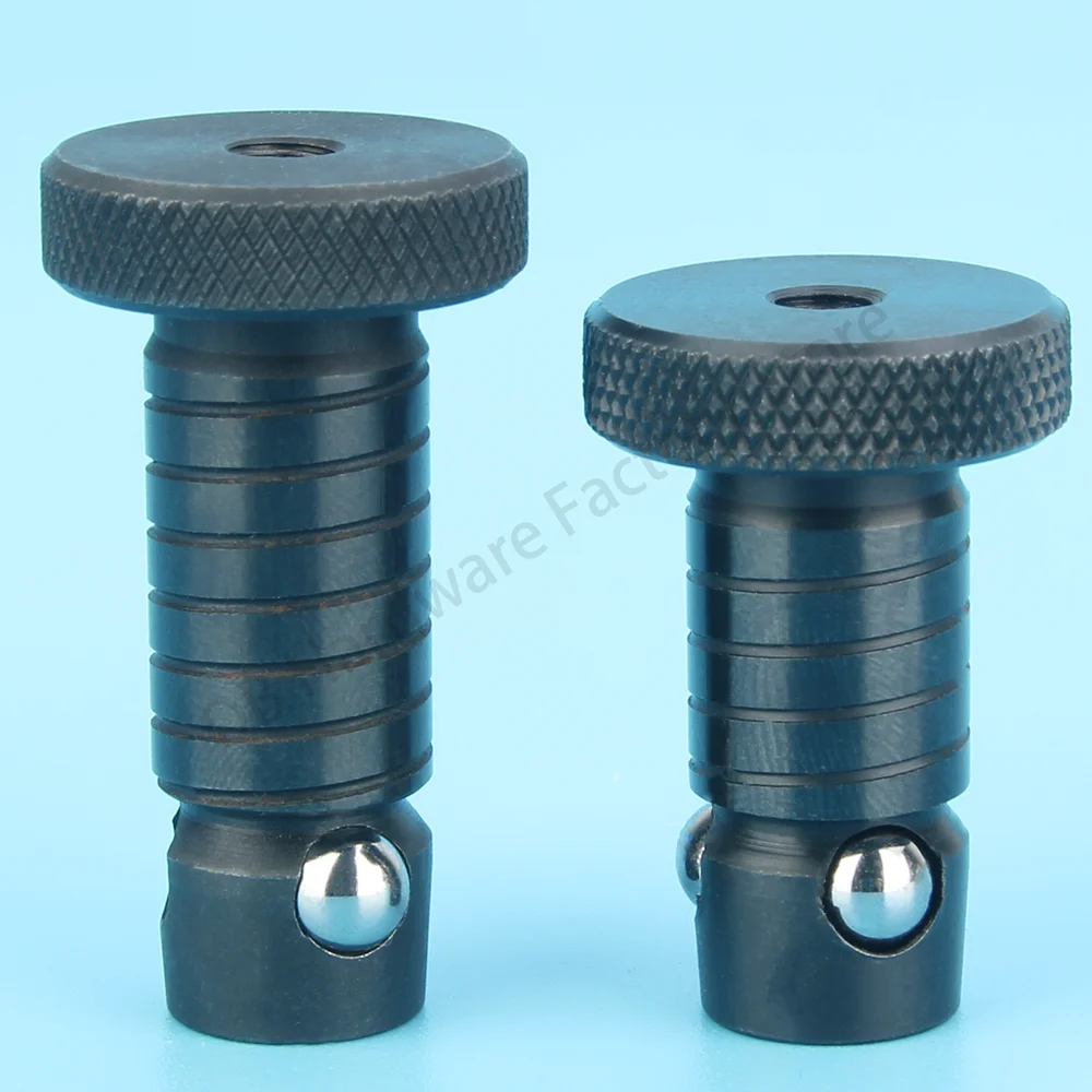 QB119 탄소강 블랙 산화물 볼 잠금 핀, 플랜지 생크 위치 지정 핀, Dia13, 16, 20, 25, 30, 35, 50mm