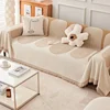 Customizable Sofa Throw Blankets Outdoor Camping Picnic Large Blanket Leisure Relax Beach Towel white Travel Rug Tassels Linen 2