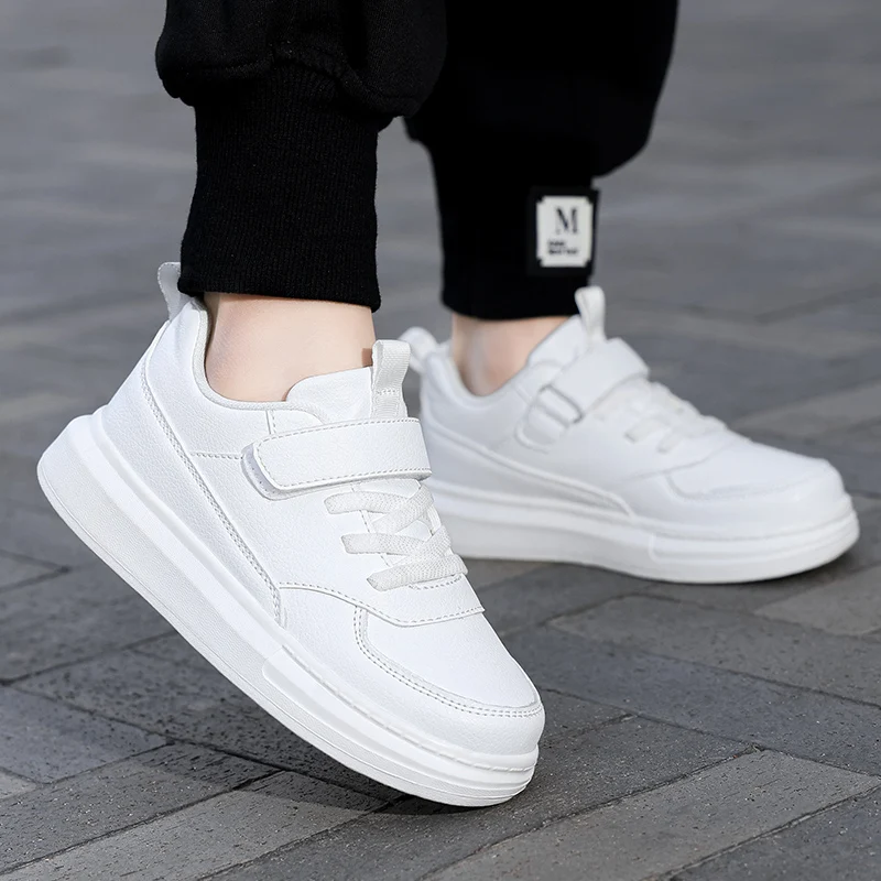 Children's sneakers kids fashion design white non-slip casual shoes for boys girls hook breathable sneakers toddler outdoor shoe sports shoes baby shoes kids sneakers kids shoes kids sports shoes