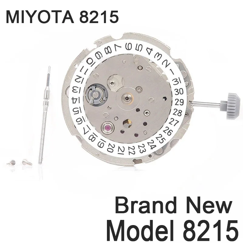 

New Miyota 8215 Watch Movement Automatic Mechanical 21 Jewels Date Window Repair Tool Parts Replacement Watch Accessories