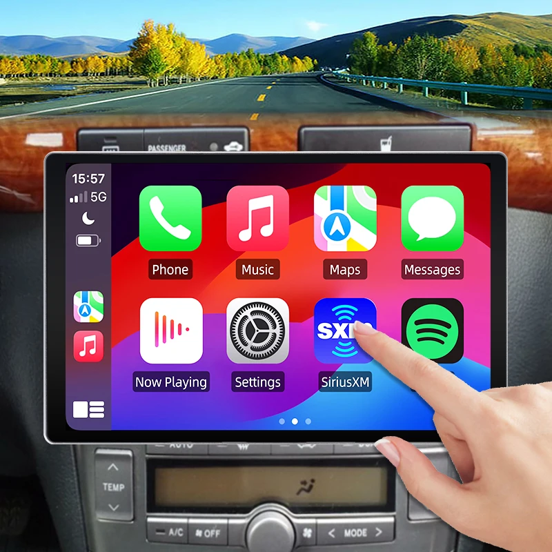 2K QLED Bildschirm Auto Radio Für Toyota Avensis T25 2002 - 2008 Drahtlose CarPlay Android Auto Multimedia autoradio