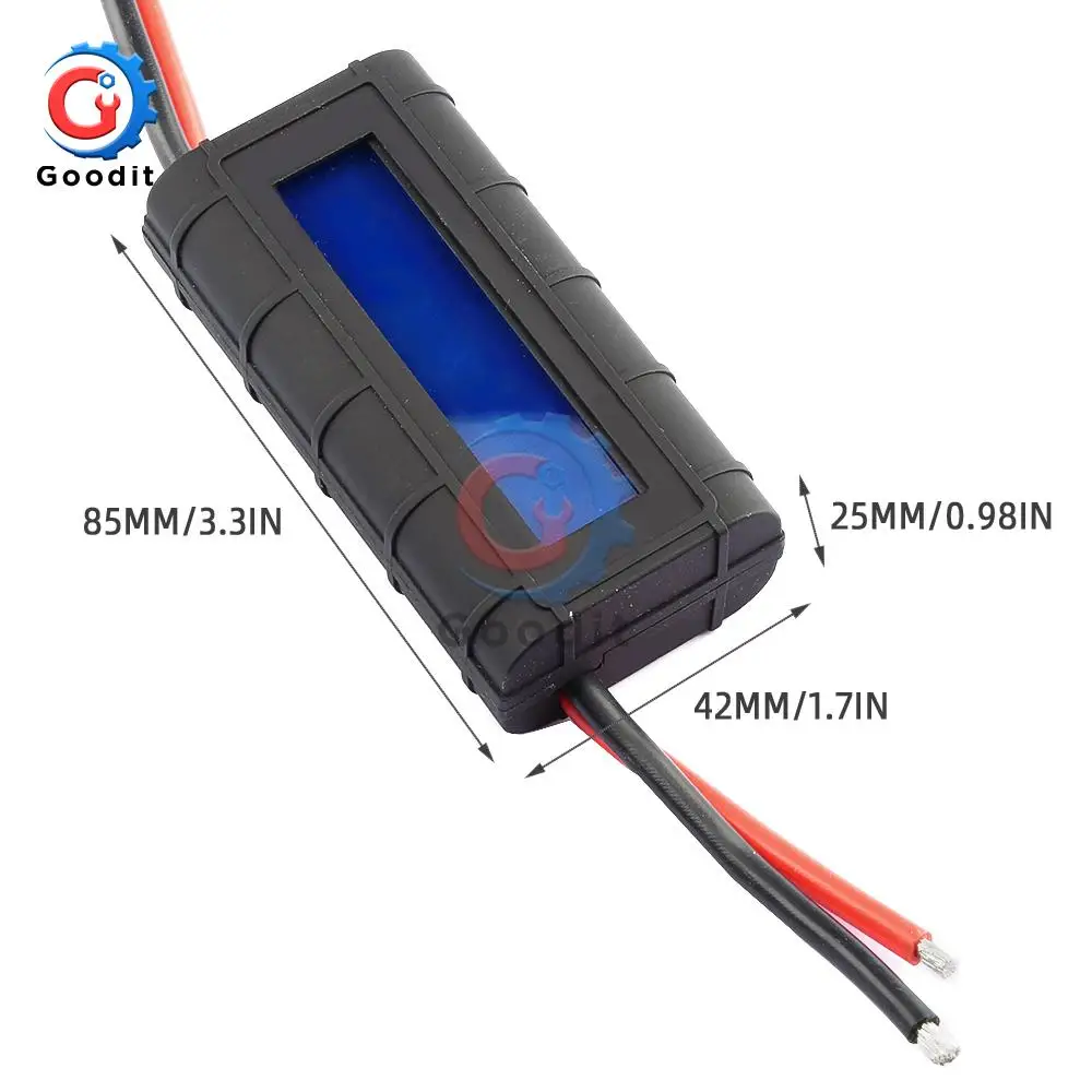 Testeur batterie RC 200A 60V wattmètre voltmètre ampèremètre DC