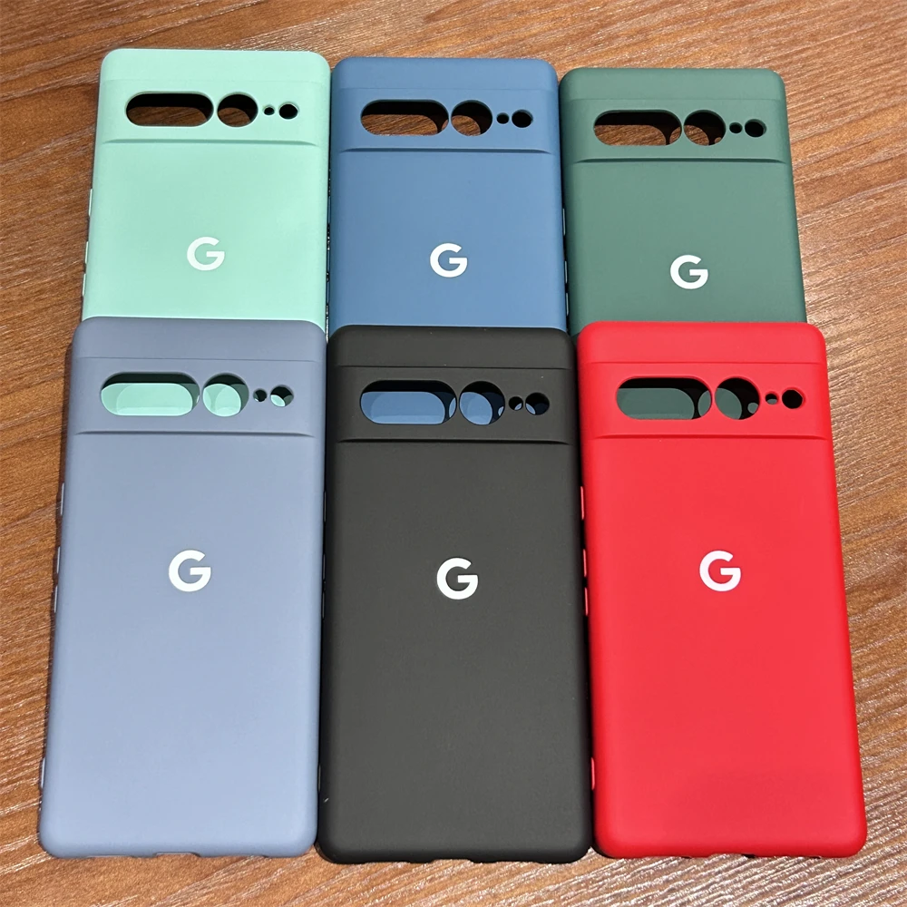Solid Color Silicone Soft Case - Shockproof Bumper Shell