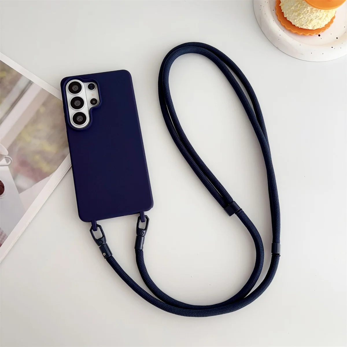 Crossbody Phone Case with Soft TPU Silicone Cover