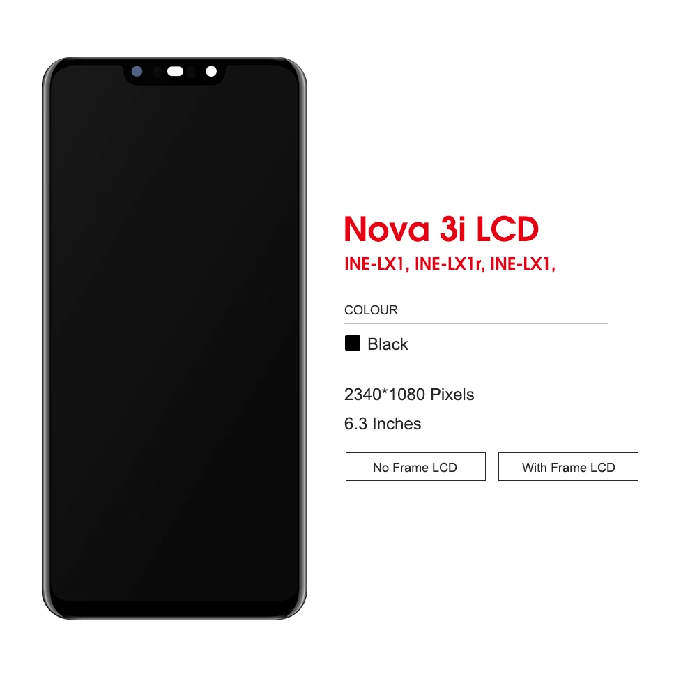6.3 ȭ  3i LCD INE-LX1 ÷ INE-LX2 ġ ũ ȭ P Ʈ ÷ 2018 LCD INE-LX2r ÷