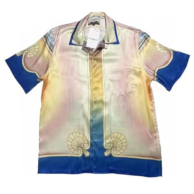 

High Street Casablanca Shirts Men Women Hawaiian Shirt Harajuku