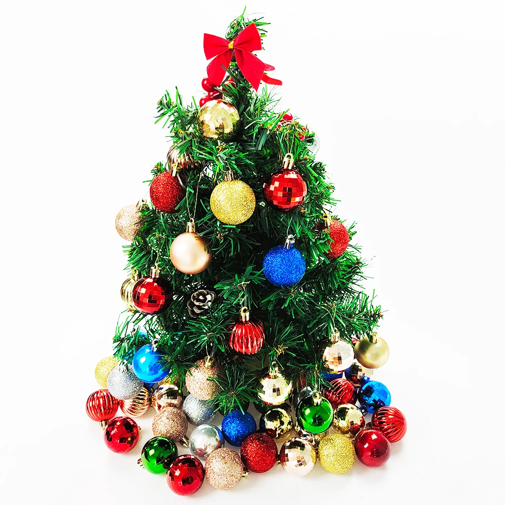 12/24/36 stücke Weihnachts ball Weihnachts baum Dekoration Ornamente Weihnachten hängen Anhänger Home Party Neujahr Geschenk Weihnachts dekor – Detail 8