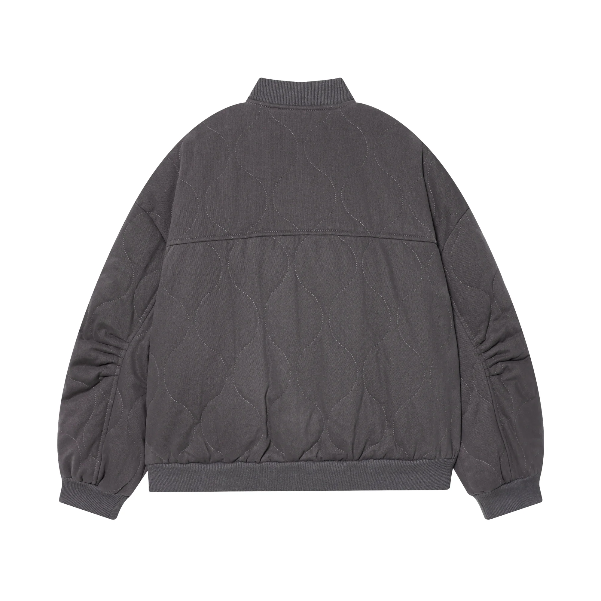 Women Autumn Winter Oversized Quilted Jackets Thick Warm Coat Female Long Sleeve Snap-Button Lady Outerwear Chic Tops Streetwear