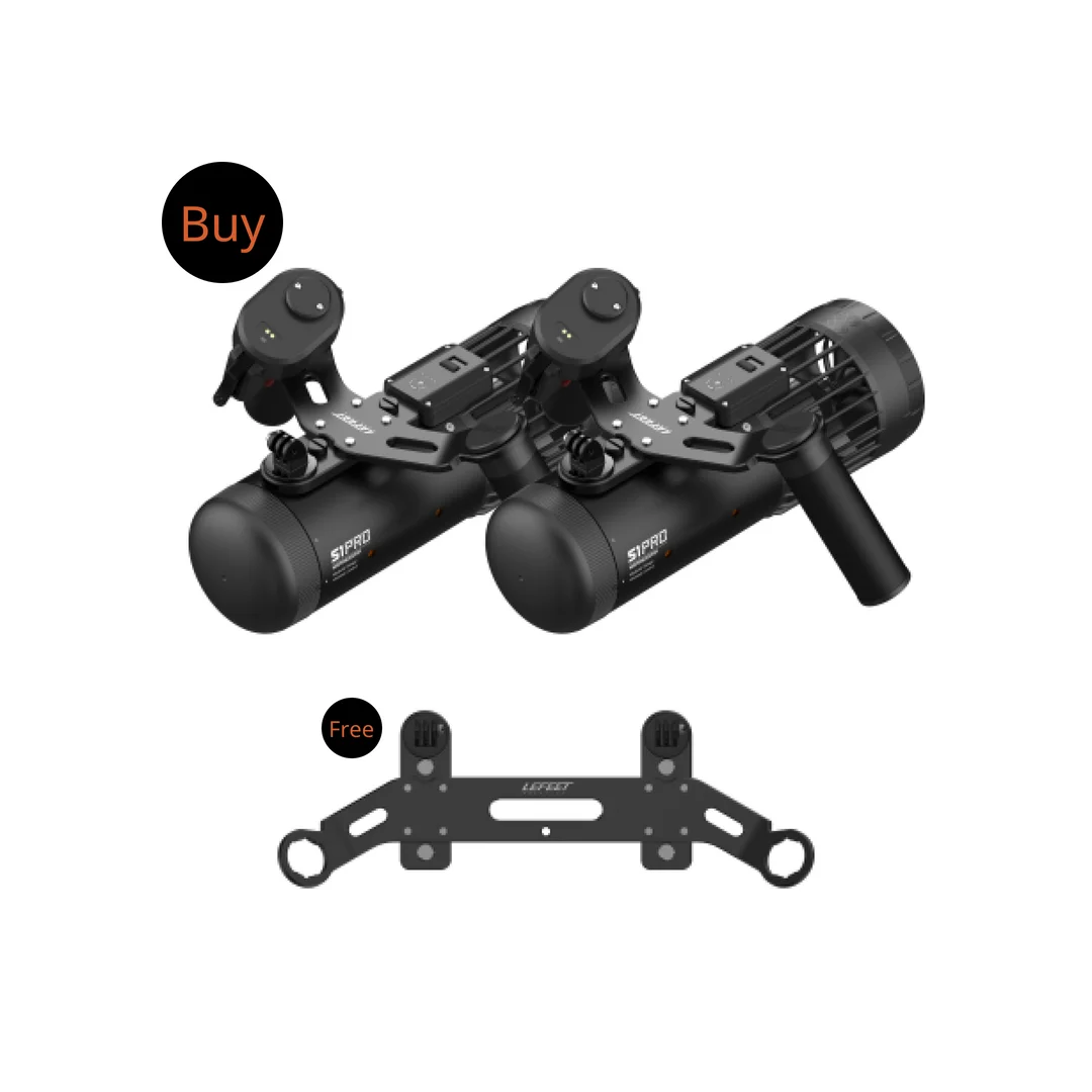 Scooter Elettrico Da Mare Jet Ski Lefeet S1 Pro 4.2Mph Eliche D'Acqua 40M Scooter Subacqueo 70 Minuti Snorkeling Subacqueo Seascooter