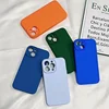 Phone Case for Iphone 14 Plus 13 12 Mini 11 Pro Max Xs X Xr 7 8 Candy Color Original Liquid Silicone Soft Protector Back Cover 4