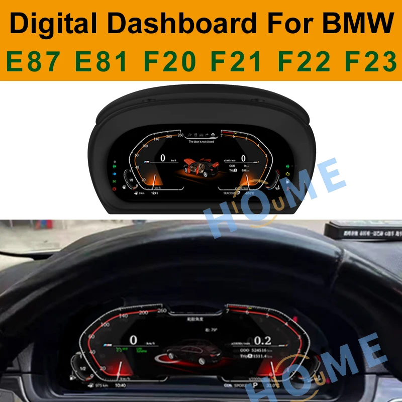 12.5" Car Lcd Digital Dashboard Panel Instrument Smart Cluster Cock