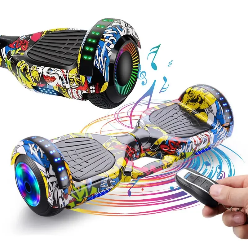 6.5inch Electric Self-balancing Scooters Bluetooth Colorful 2 Wheels Kids Electric Hover Board