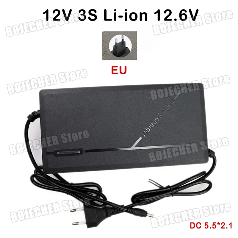 מטען 36V 48V 60V 72V 2A 3A 5A 10S 13S 16S 20S חבילת סוללות Li-ion 42V 54.6V 67.2V 84V Ebike טעינה מהירה אינטיליגנטית עם תקע EU